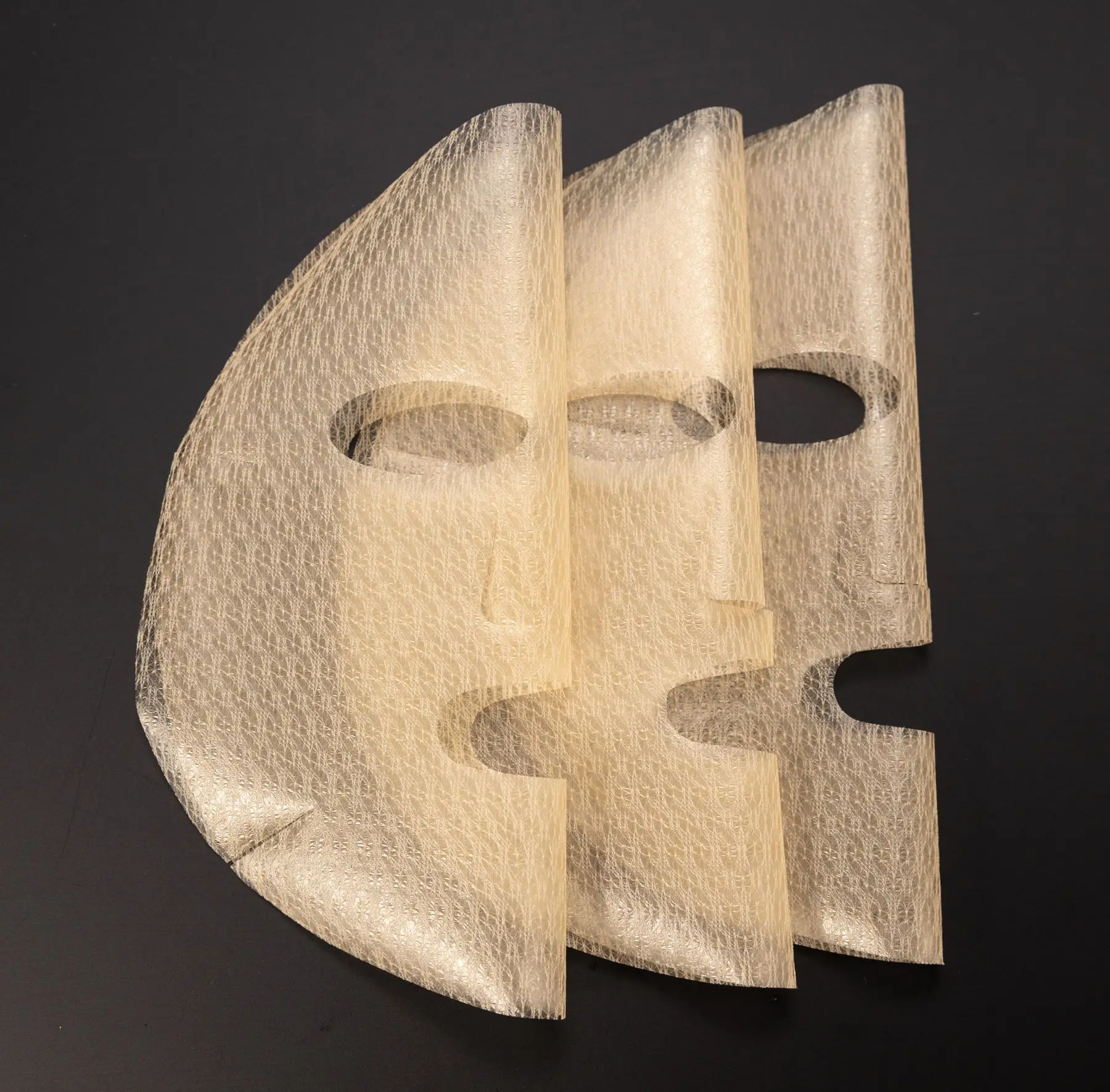 beauty care factory OEM dry collagen face mask Gold dissolving collagen face masking sheet korea