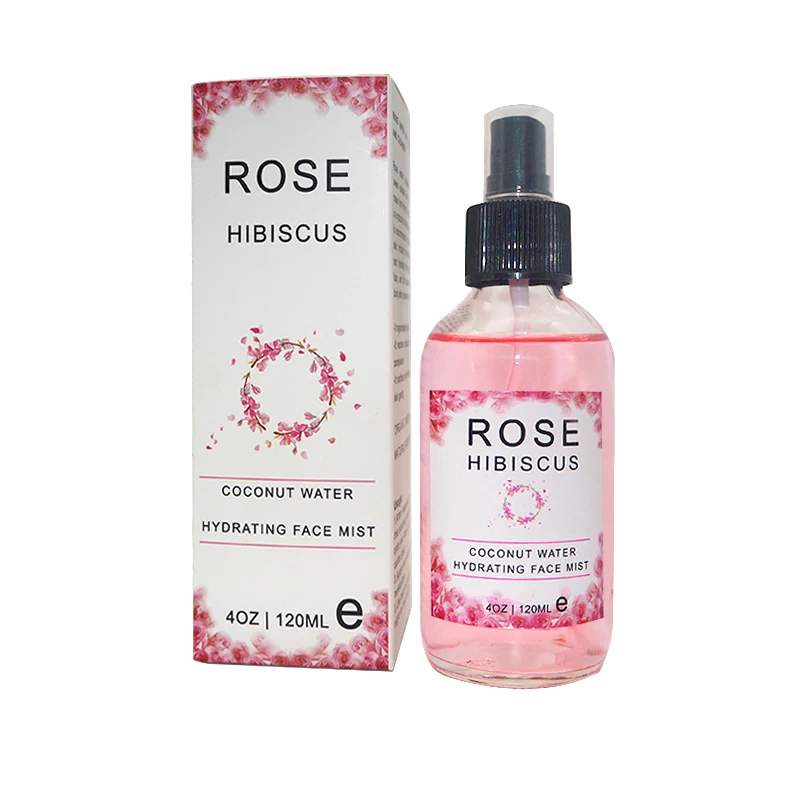 
QQLR New Style Private Label Face Moisturizing Spray Mist Toner 100% Organic Natural Spray Facial Toner Rose Water Skin Care 