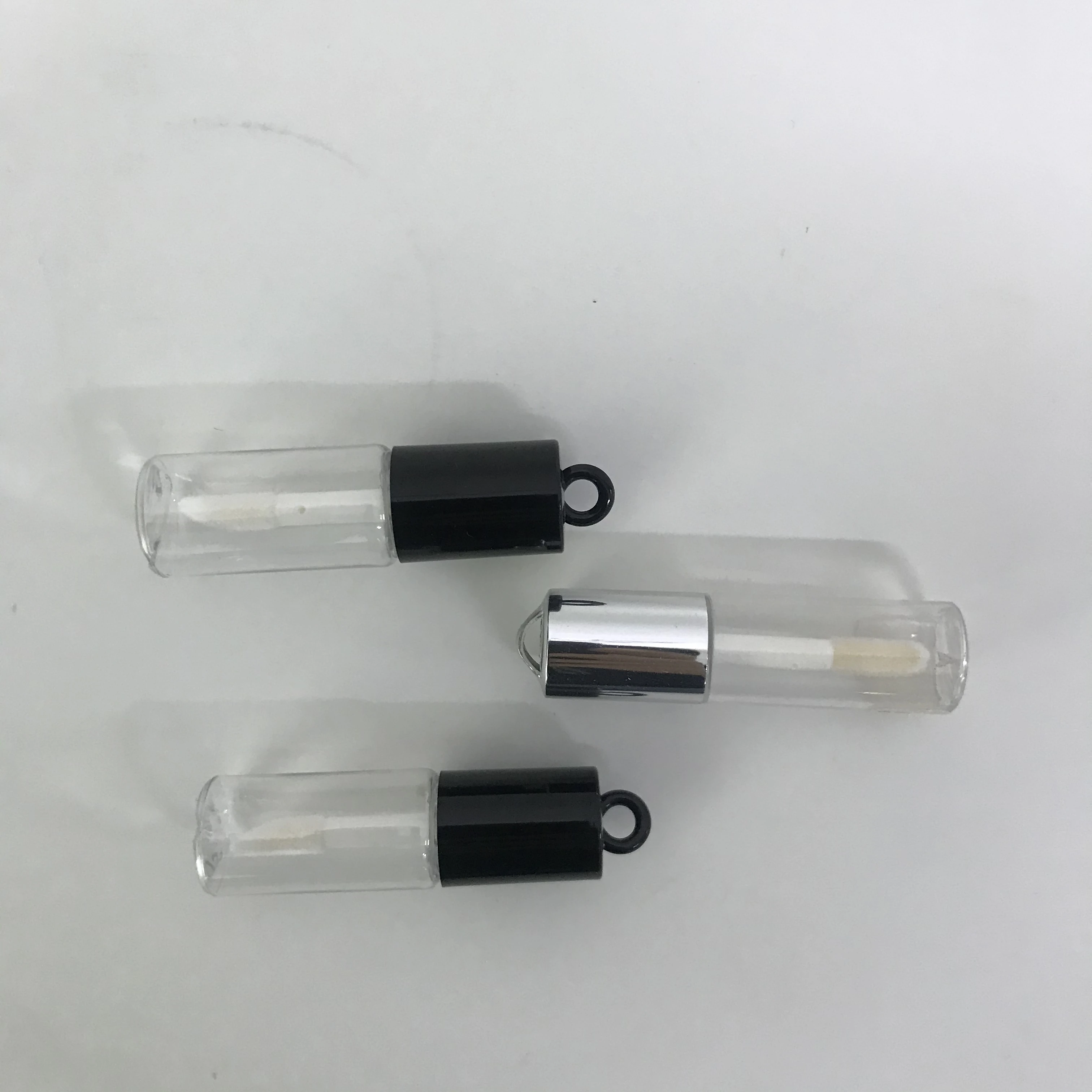 1ml 2ml 3ml cute mini lipgloss tube white hot sales lip gloss container new empty unique lipgloss tube with private logo