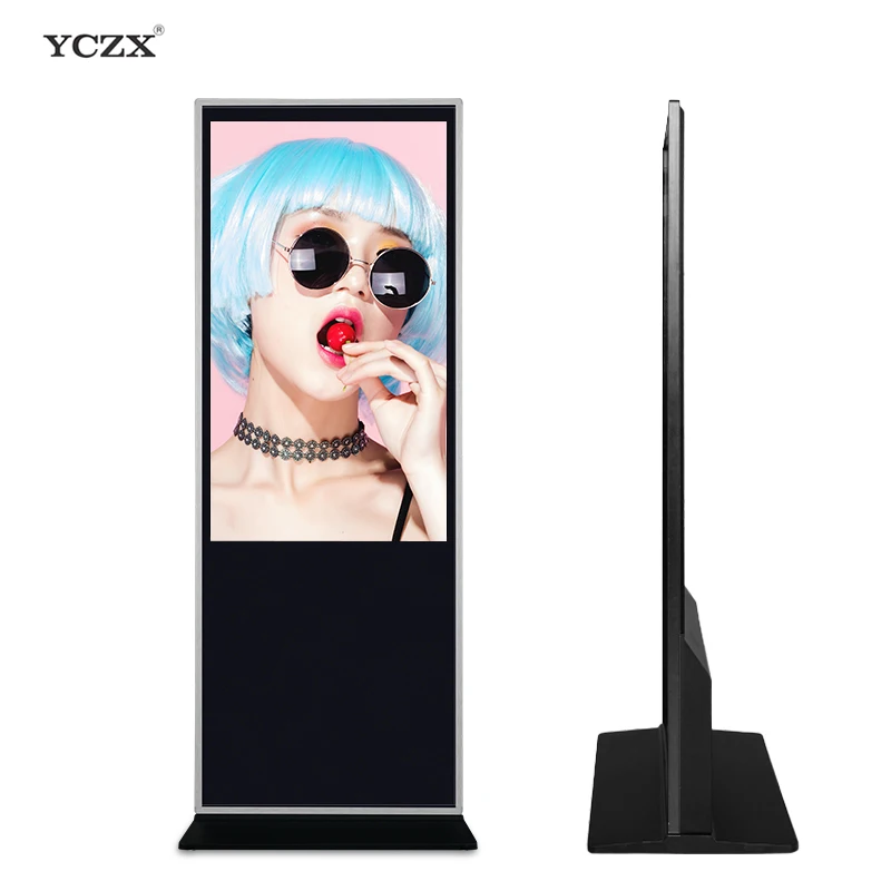 Best Selling Smart Kiosk Vertical Lcd Advertising Display Interactive Panel Digital Signage Totem Floor Standing Touch Screen