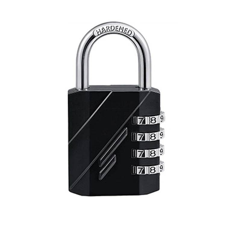 52mm Black combination padlock digit password lock