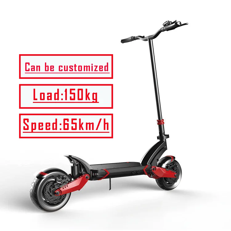 Hot sale best T10-DDM long range fast off road dual motor Folding scooter electric for adults