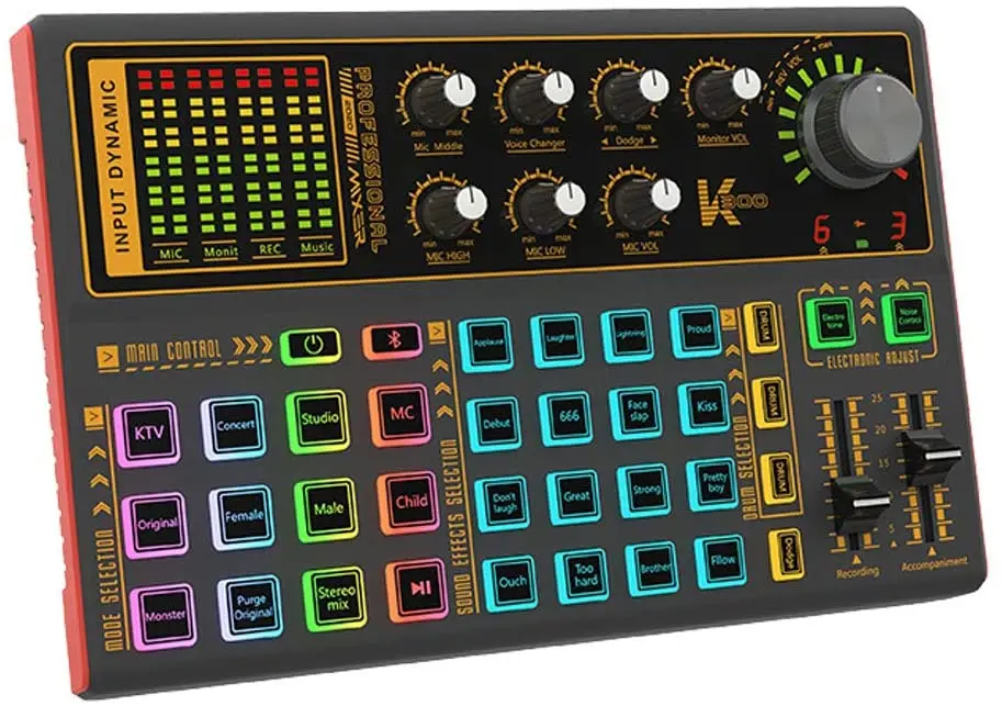 Пользовательский логотип запись гитары аудио интерфейс студийная звуковая карта