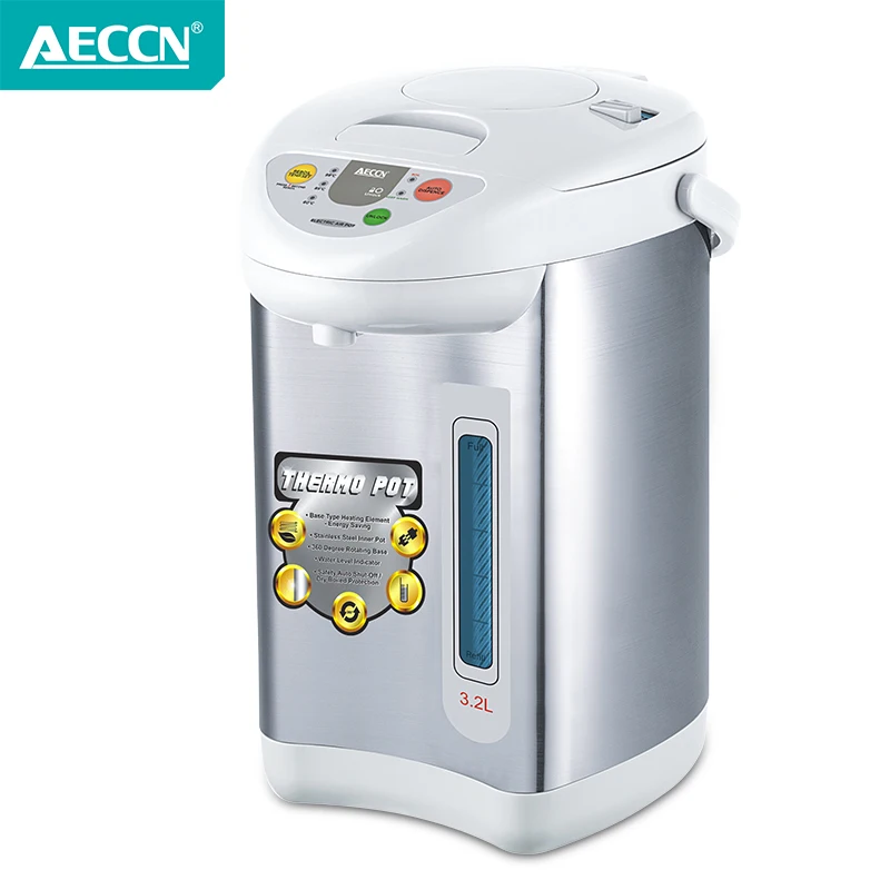 Таймер для повторного кипячения AECCN OEM ODM 5L, настройка температуры из нержавеющей стали 304, бытовая техника, электрический чайник для воды