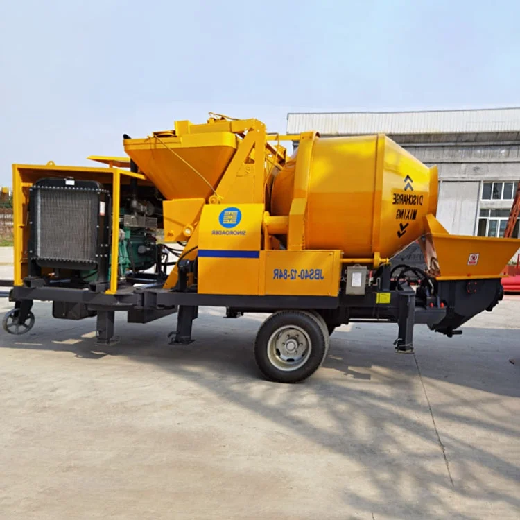 Diesel Beton Concrete Stirring Pumping Machine for Building
