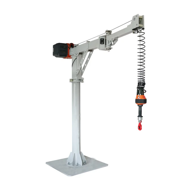 Mini Hand Operated Mobile Fold Arm Jib Crane  Design Small  Price 1 Ton 3 Tone Electric Cantilever Self Standing JIB Crane