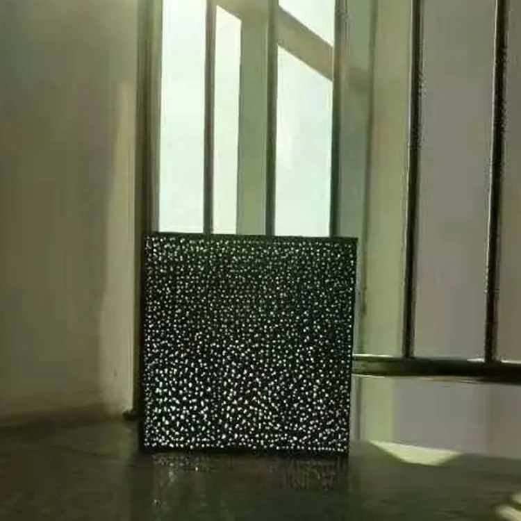 PMMA material plastic fibre optic brick light for garden hotel decoration fiber optic bricks