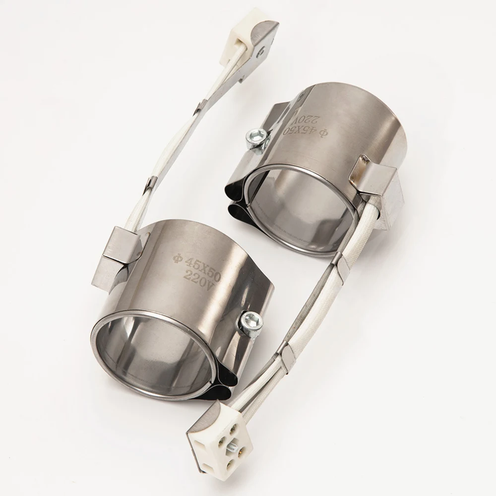 Оптовый стандартный диаметр 220 В Круглый пластинный элемент из нержавеющей стали с хвостовиком 30 мм, обогреватель слюдяной ленты для экструдера 3D-принтера