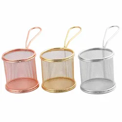 Кухонный инструмент, сетка из нержавеющей стали, воздушная фритюрница, сетка для быстрого питания, сервировочное сито, корзина для картофельных чипсов, бумажный конус, мини-корзина для фри