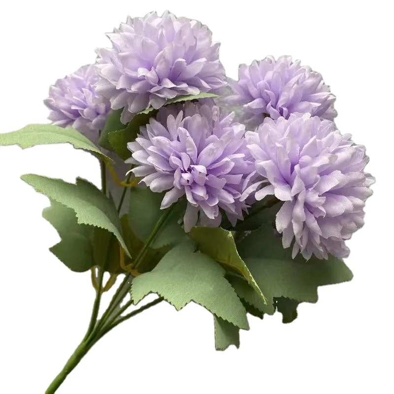 Lusiaflower высокое качество 6 9 12 головок букет хризантем разноцветные домашние свадебные украшения цветы