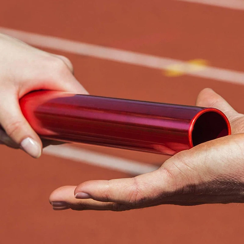 Diameter 3.8cm Aluminum Alloy Track And Field Sports Equipment  Filed Race Running Relay Baton Stick