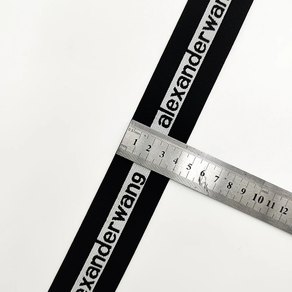 Free sample manufacturer custom color width polyester elastic band