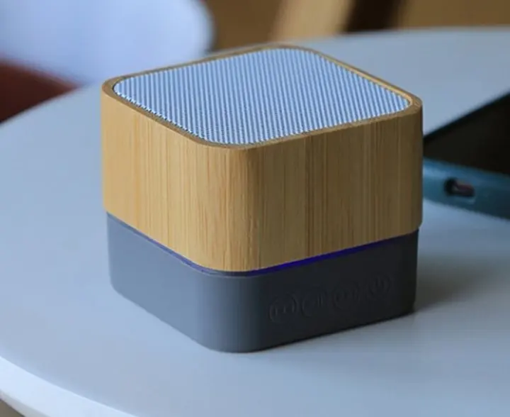 Новое поступление Bluetooth беспроводной несколько форм небольшой мини-размер деревянный экологически чистый бамбуковый многофункциональный портативный динамик