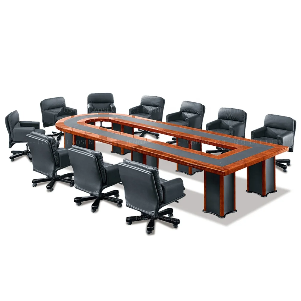 68013C classic quality Red-brown Multiplayer conference office meeting table chair