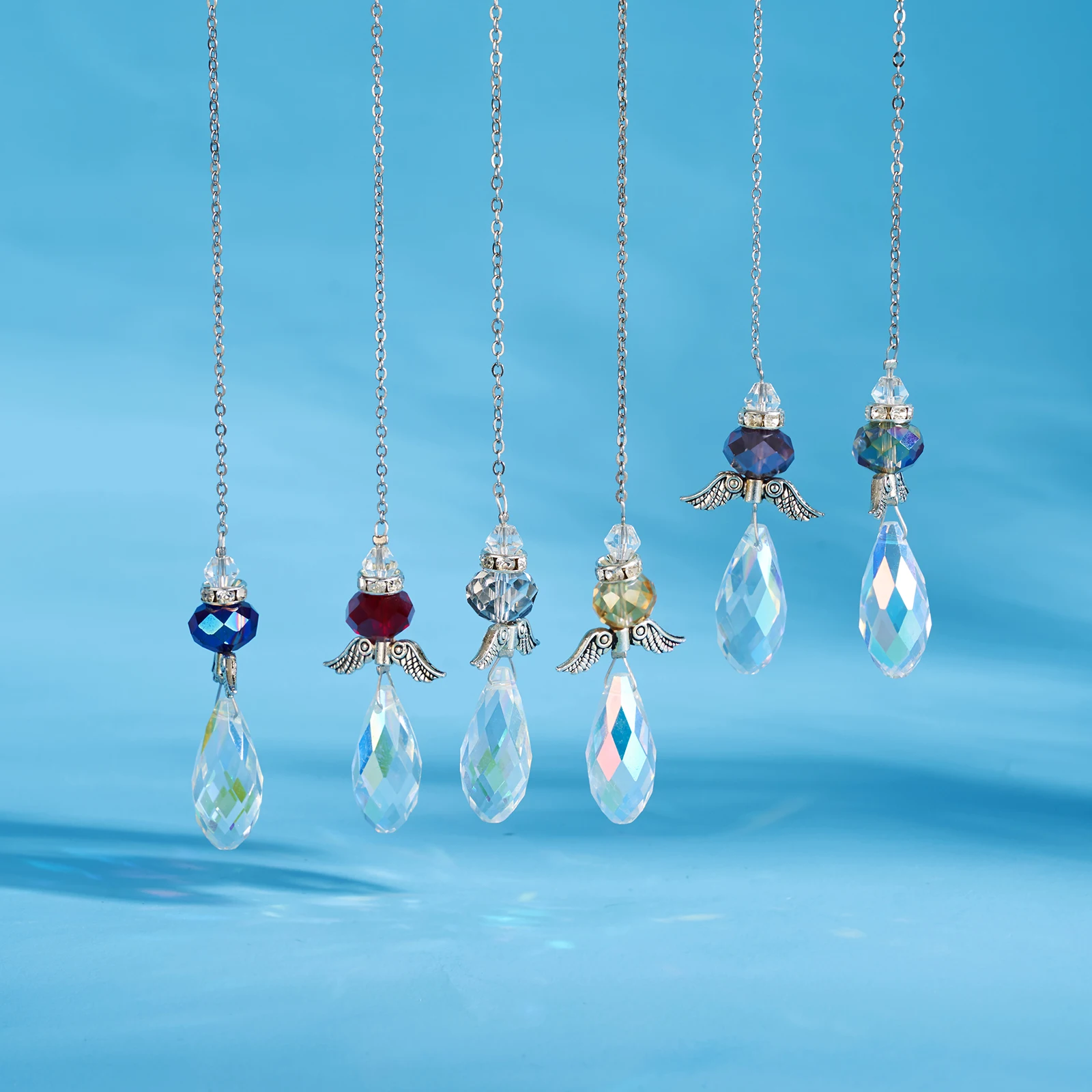 2021 Hot Sale JINGSHENG Chandelier Suncatchers Prisms Octogon  K9 Glass Drop Crystal Pendant for DIY Earring Accessories pendant