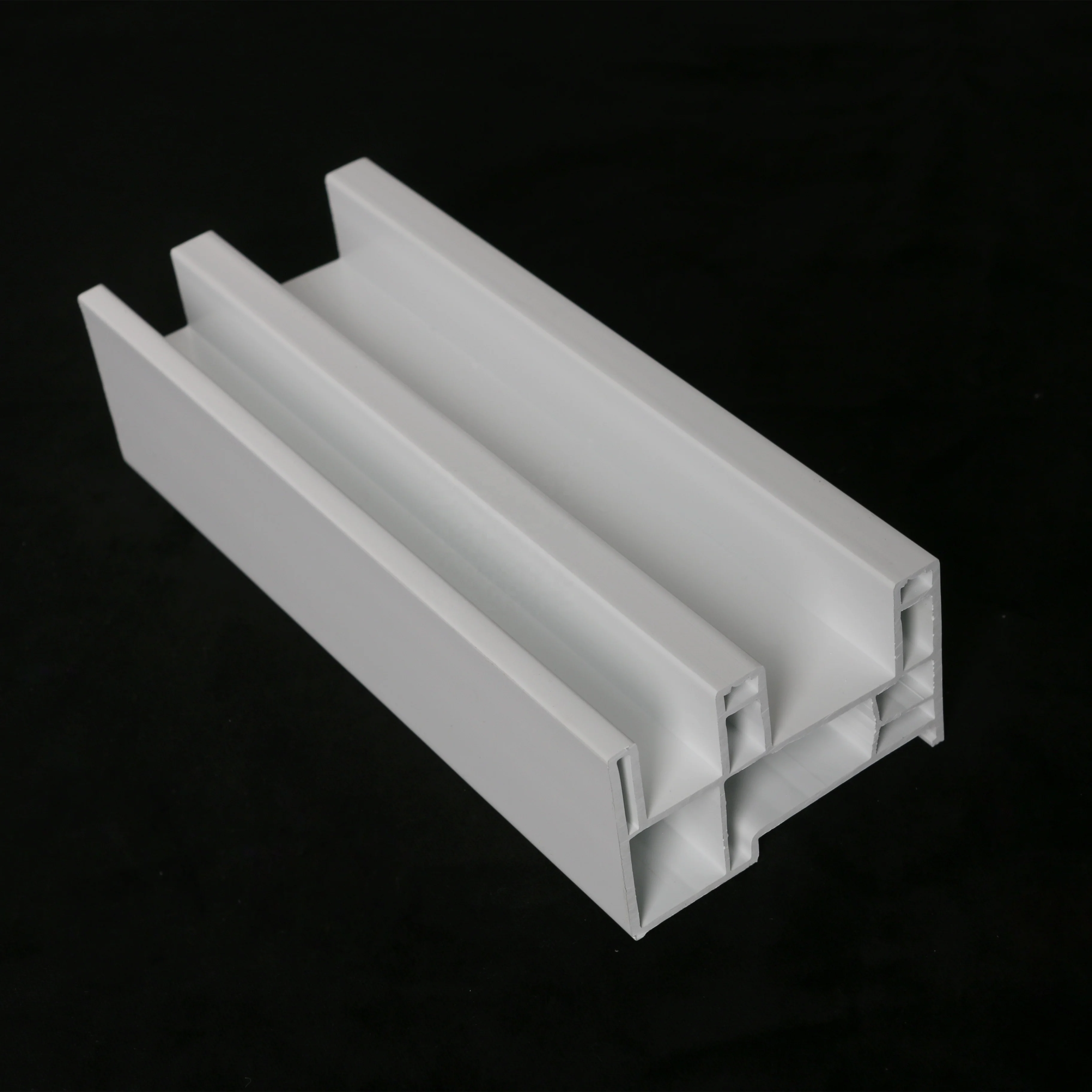 80mm series pvc sliding window upvc profile sheet with mosquito mesh