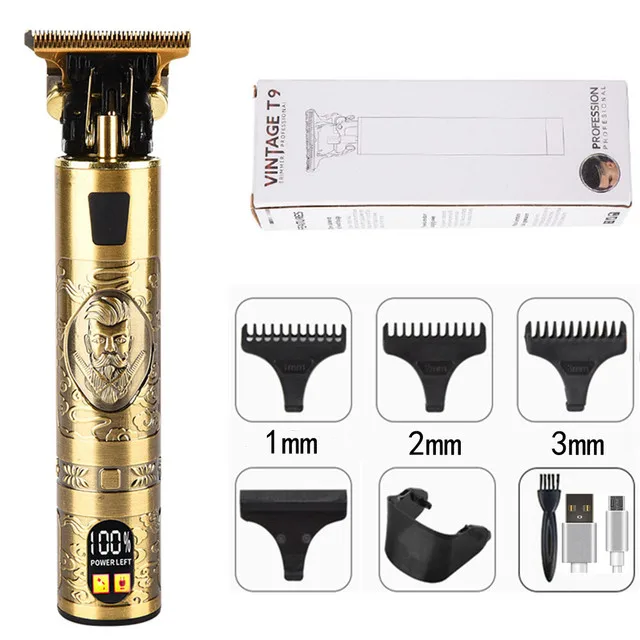 Китайский стиль мужская перезаряжаемая аккумуляторная электромашинка для стрижки волос, для стрижки волос бритва нос триммер для стрижки волос