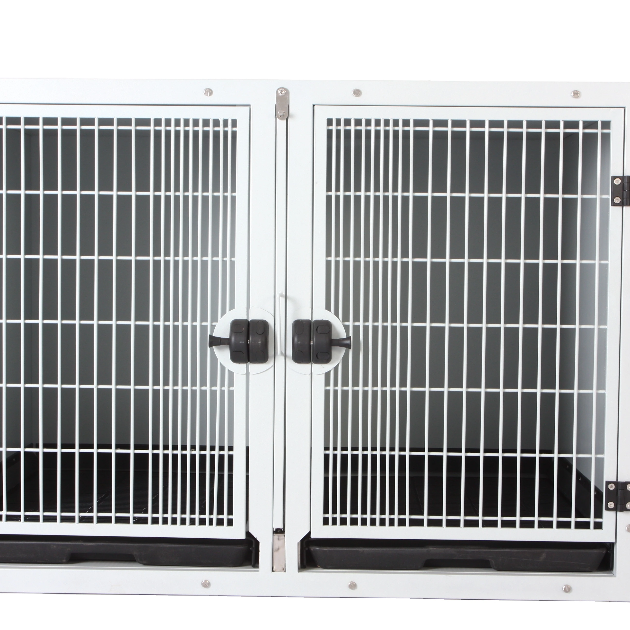 Wholesale 3-storey 6-door breeding square-tube steel wire dog cage cat cage animal cage