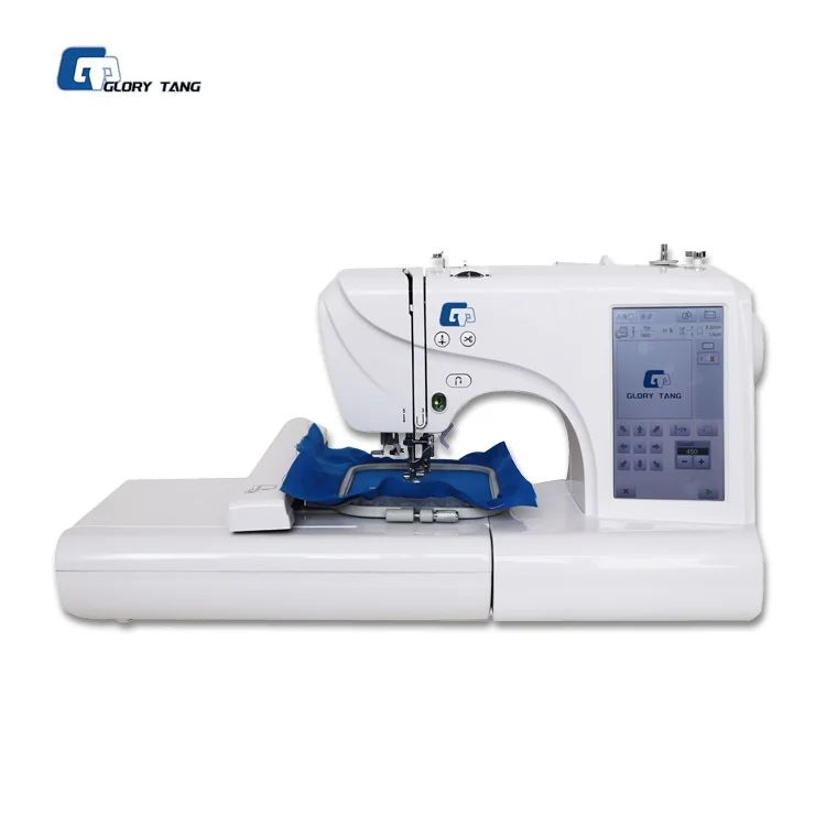 Glory Tang Household Computerized Automatic Touch Screen, Mutli-function Domestic Embroidery Sewing Machine