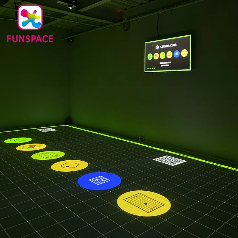 Funspace Single Or Group Building Interactive Floor Projector Games Interactive Projection