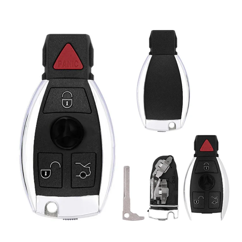 High Quality 3 Buttons Remote Control Smart Car Key Shell Case For Benz BGA NEC Auto Key vehicle keys