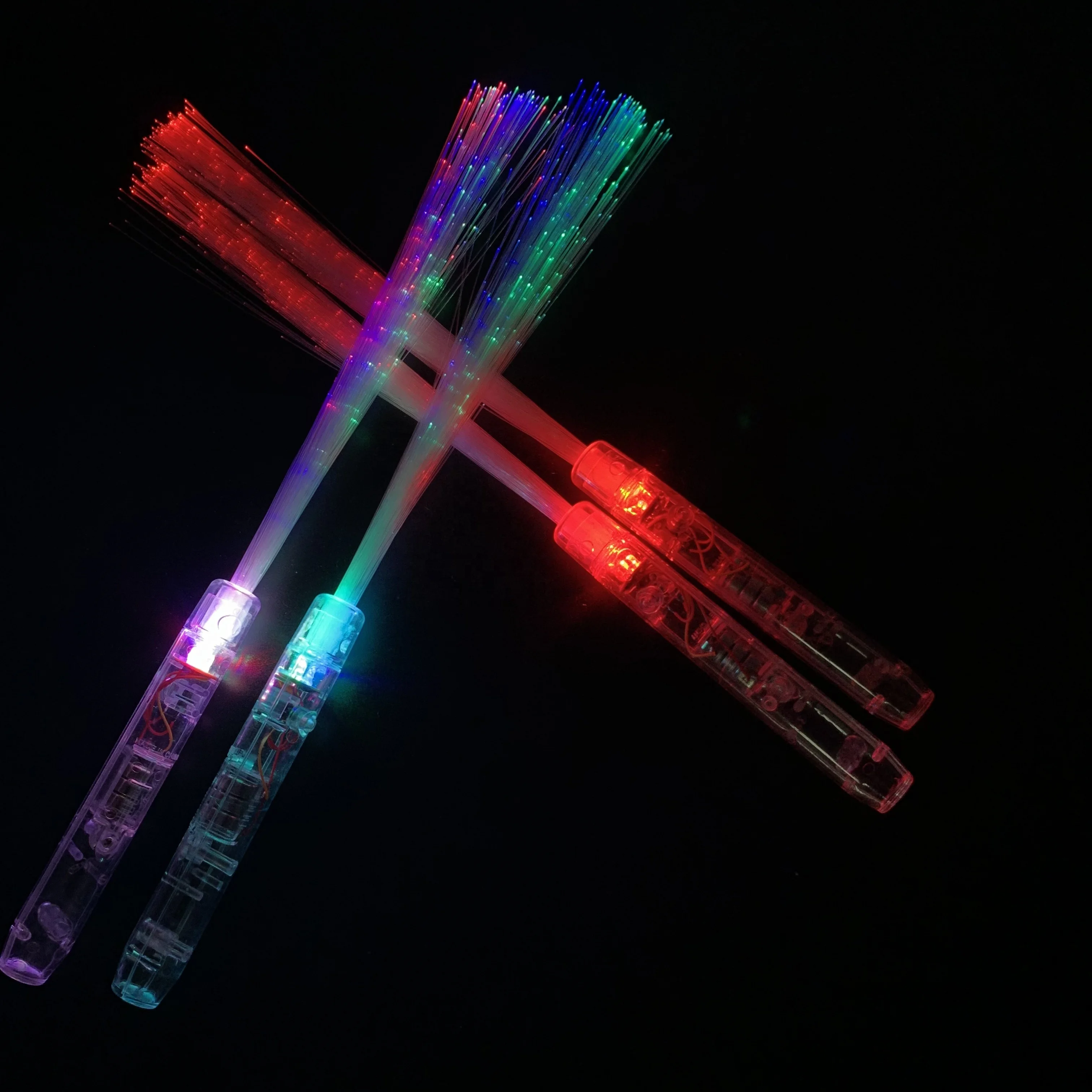 Flashing/Luminous/Glow/Led Toys Stick Party Optical Fiber Rod Light Stick for  Christmas/Helloween/Wedding Party Christmas Xmas