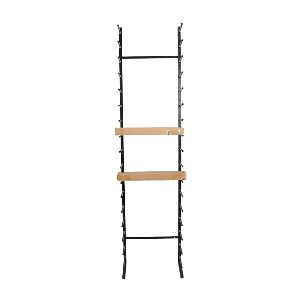 Large Capacity Metal Wall-Mounted Paper Rolls Display Rack Fabric Rolls Display Rack