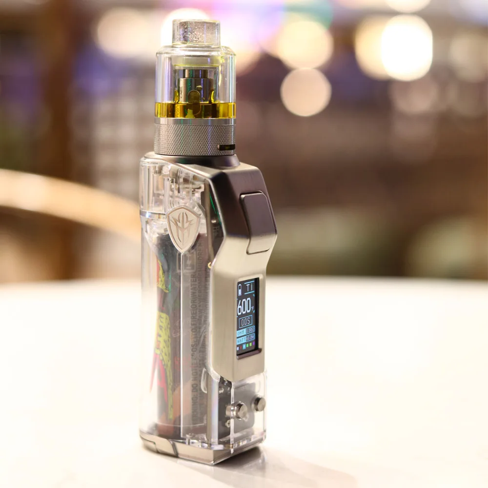 
Innovative transparent design Flashing LED light Rincoe JellyBox 80W kit box mod TC Kit e cigarettes mini vape mod 