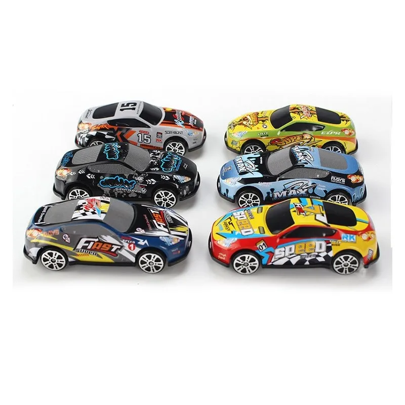 
Hot sale 6PCS colorful mini sliding Car toy Mini Cars kids toys die cast aluminum diecast model car 