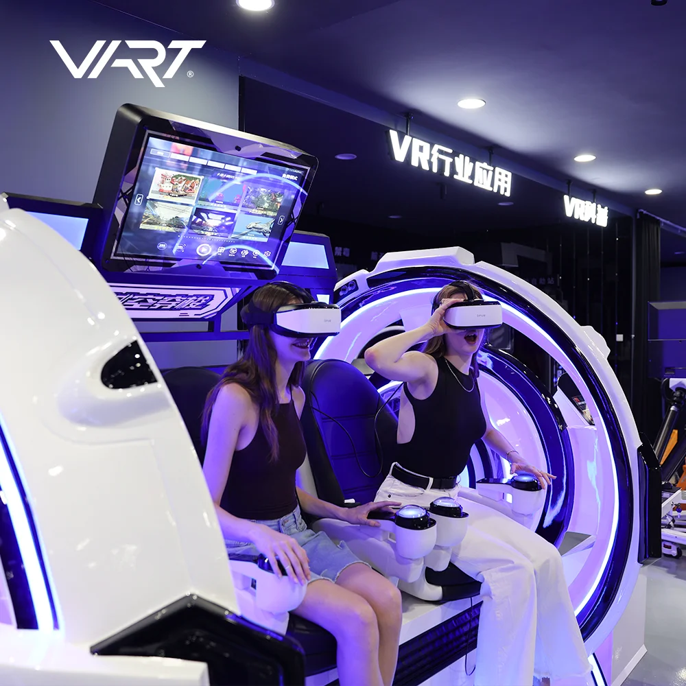 Commercial  9D VR Double Seats Egg Chair Virtual Reality Cinema/ Theater Simulator Game Machine with VR Headset