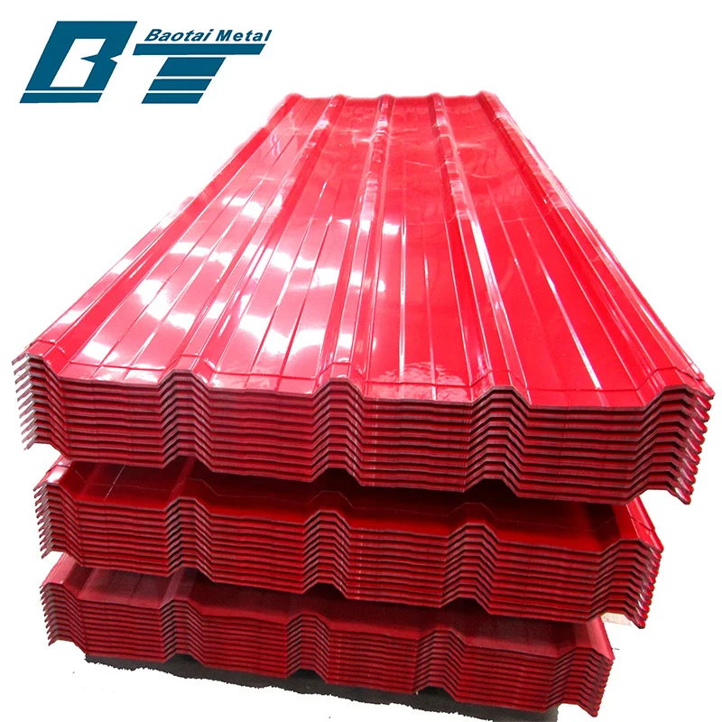 Bwg30/30 Gauge/0.3mm 0.5mm 0.6mm 0.7mm PPGI PPGL Metal Sheet/Building Material Steel Roofing Iron Sheet/Zinc Roof Sheet Price