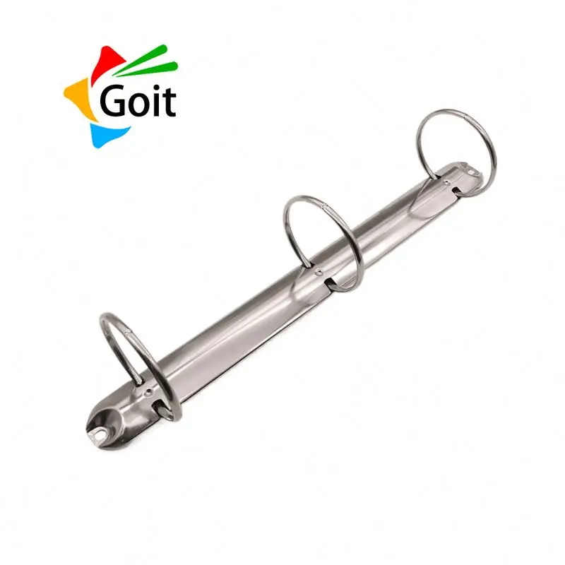 a4/a5/a6/a7/a8/a9/b5 3 black a6 clip loose leaf binder clips ring mechanism with metal