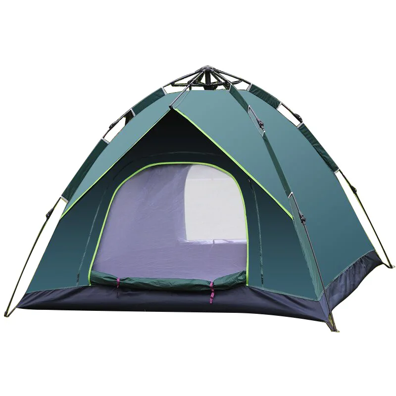 
Stable 4 Person Tent Breathable Waterproof UV Resistance Family Outdoor Pop Up Camping Tents 