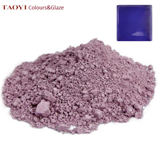 
jewelry blue 950C low temperature inorganic ceramic on glaze pigment 