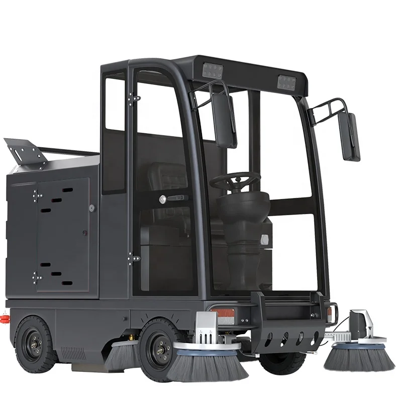 Industrial Electric Cleaning Machine City Park Street Road Warehouse Floor Sweeper Machine