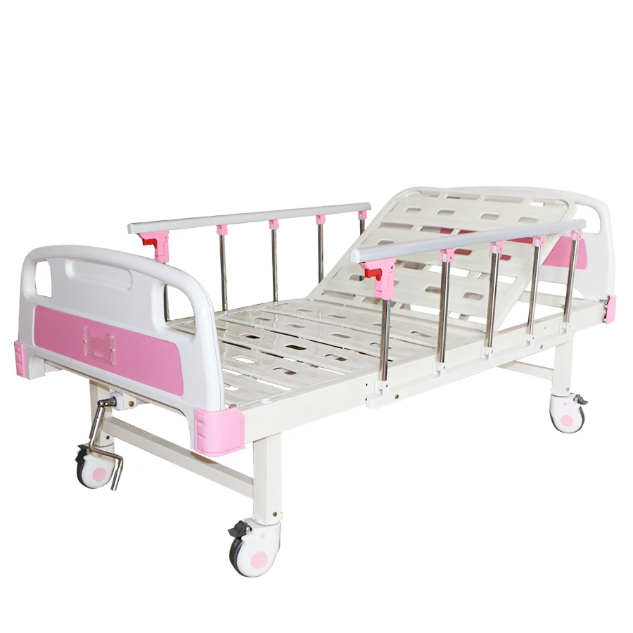 Customized Adjustable Clinic Furniture Manual Medical Nursing Patient Hospital Bed