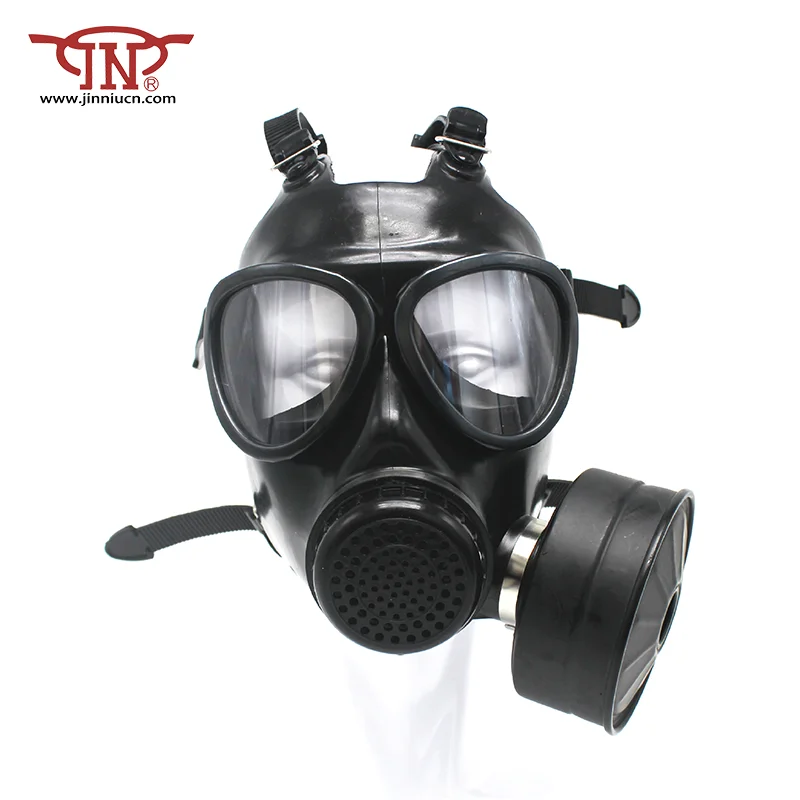 Wholesale Tactical Black Masque A Gaz Gas Mask With Filter Respirator Silicone Full Face Half Chemical Toxic Gas Mask