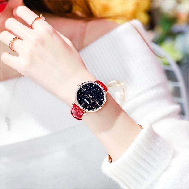 nakzen brand japanese quartz movement female watches