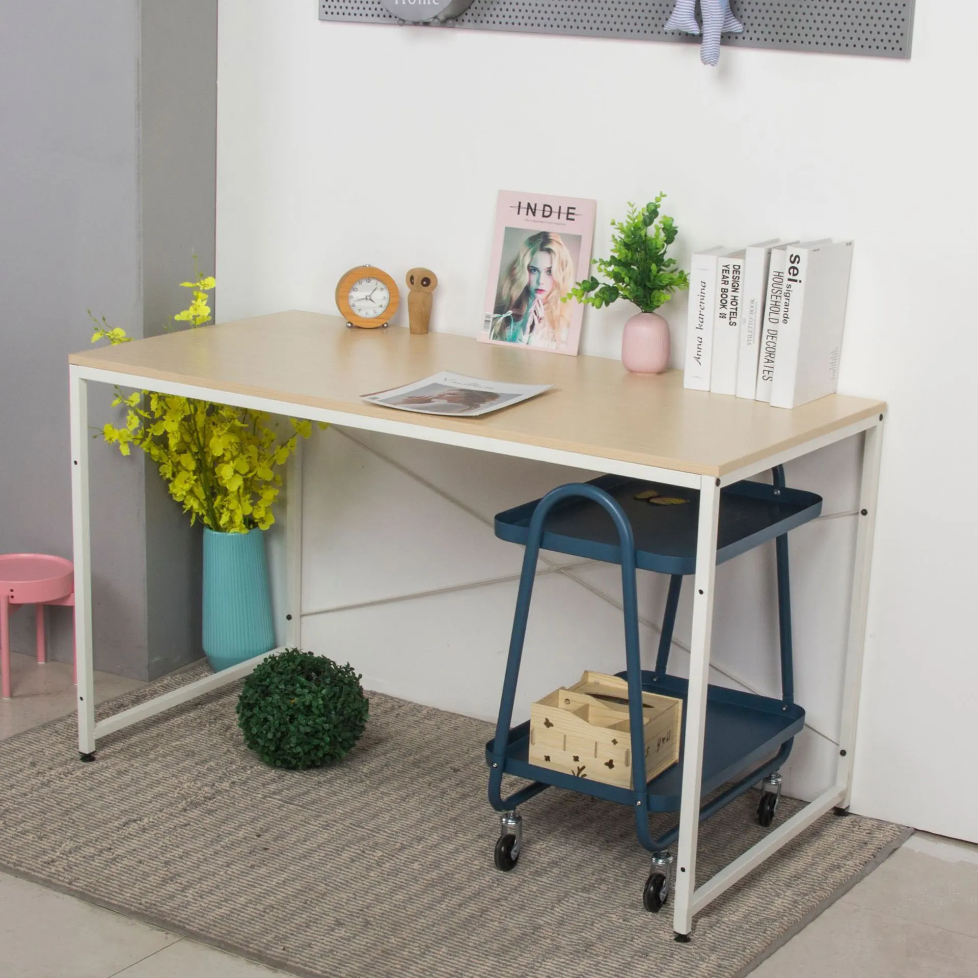 Modern Simple Industrial Style Computer Desk Home Laptop Table Office Desk