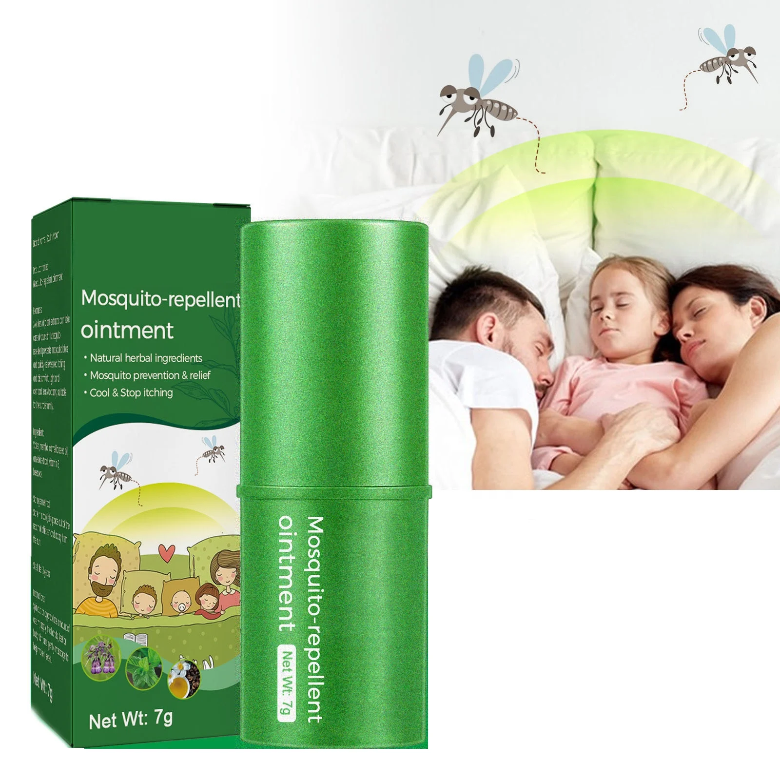 factory direct sale mosquito repellent balm anti-mosquito bites herbal ingredients baby products