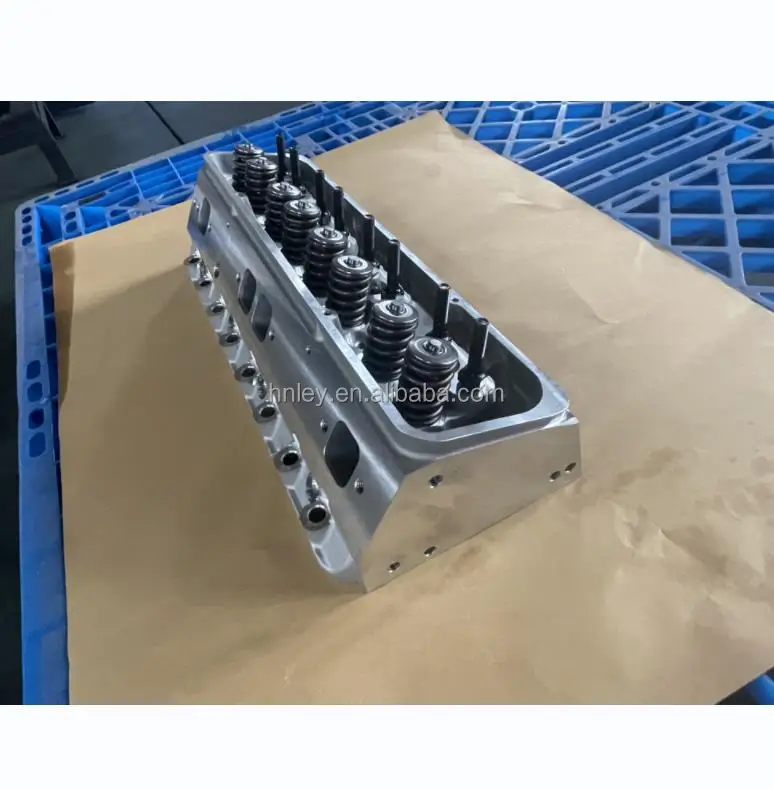 V8 Aluminum Cylinder Head Assembly Auto Parts Small Block SBC GM350 Aluminum Complete Cylinder Head For Chevy CHEVROLET 350 V8