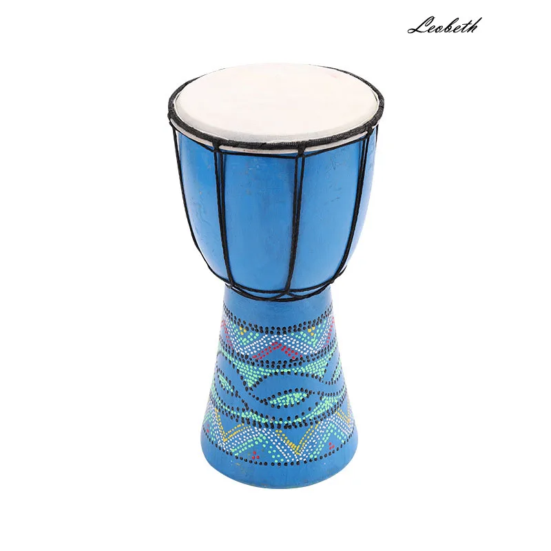 China Wholesale Traditional Handicraft Hand Percussion 6inch African Wooden Drum Djembe