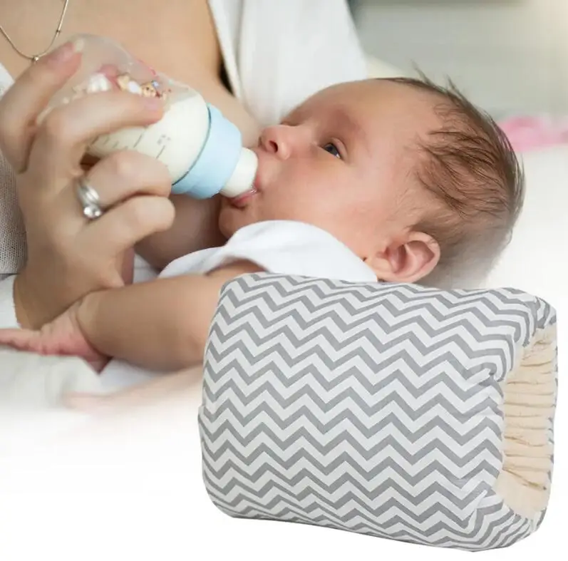 Baby Nursing Arm Breastfeeding Pillow Soft Cotton Bottle Feeding Head Support Pillow Baby Cozy Cradle Arm Pillow
