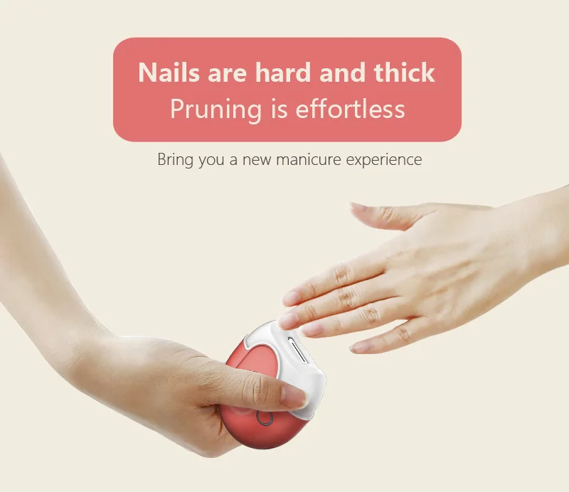 
2021 Hot Selling Automatic Electric Nail clippers for Baby Women Efficient Customized Logo Smart Nail Clippers Set Tools 