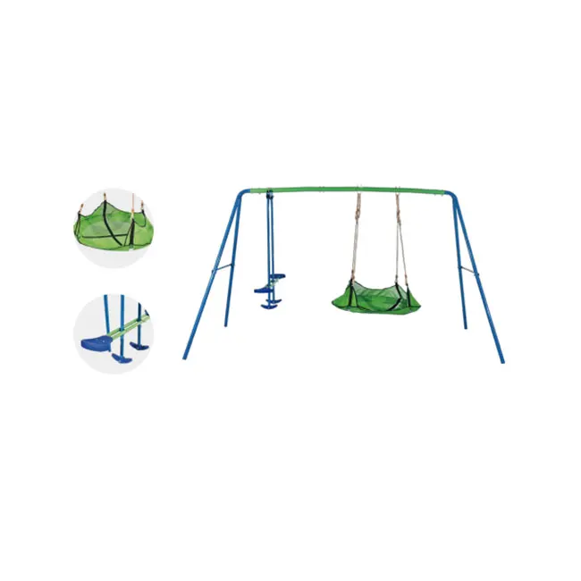 Wholesale New Mental  Leisure Hanging Swing Chair For Adult Swing Sets Playground Outdoor Kids Patio Swings