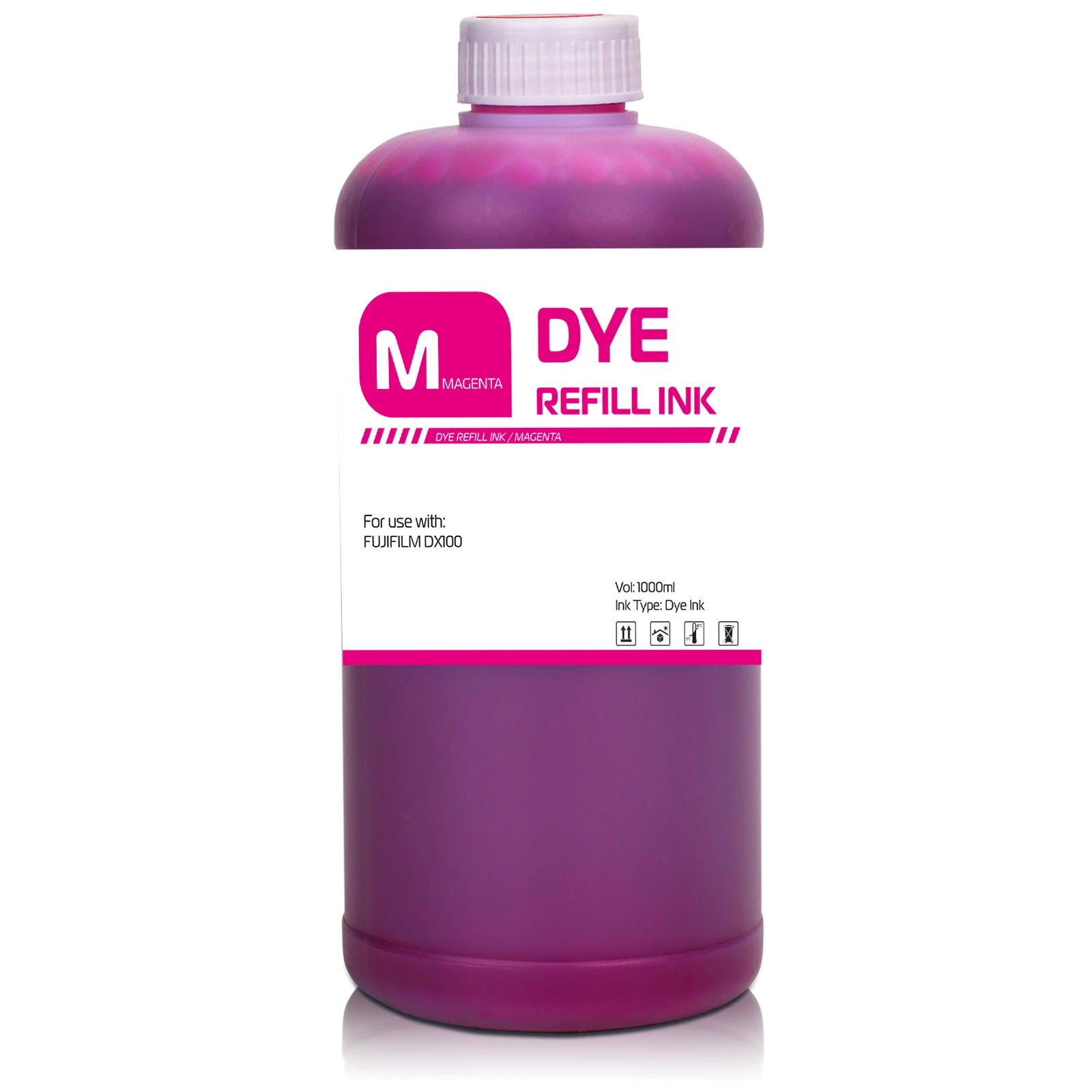 Compatible 1000ML Water Based Anti UV Dye Ink For Fujifilm DX100 Printer