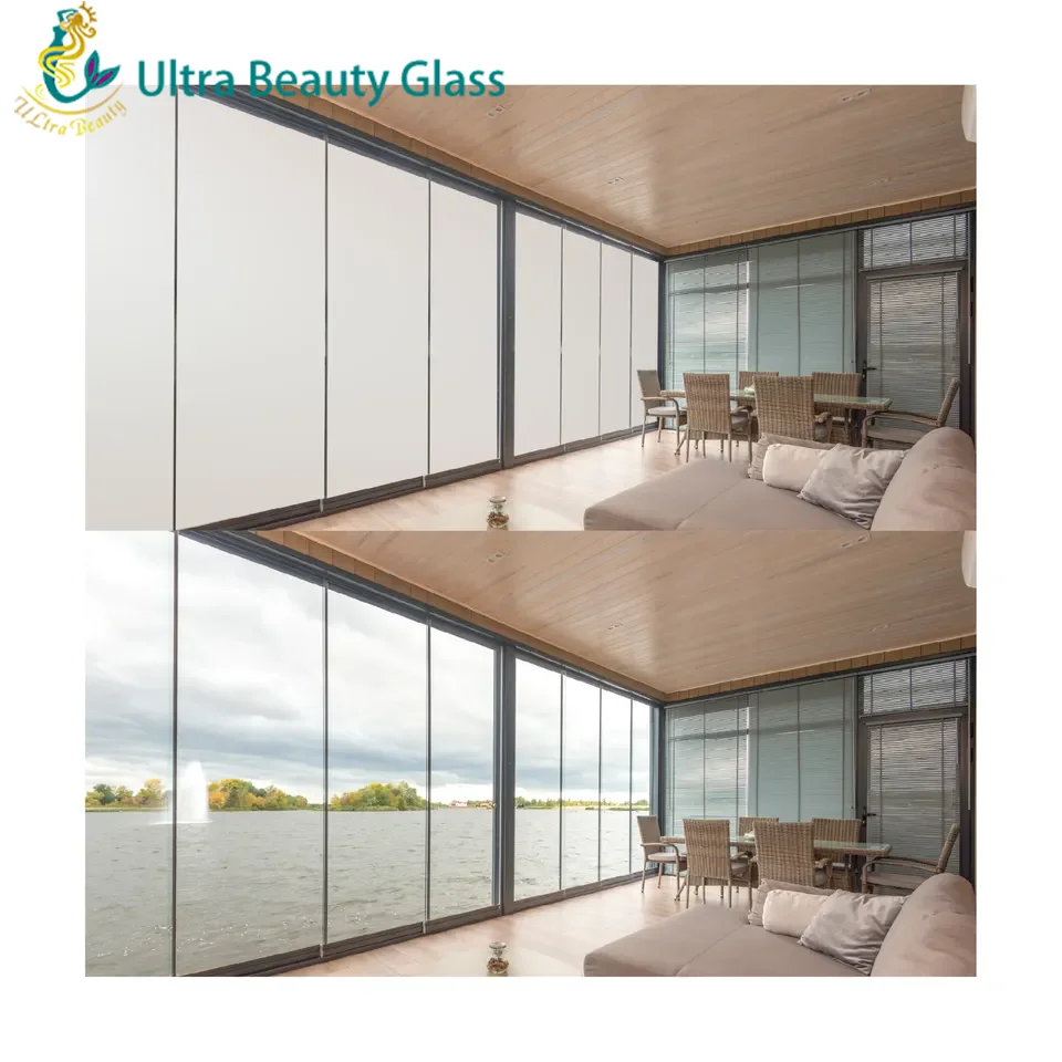 Ultrabeauty- China Factory Supply Smart Switchable PDLC Film Glass Privacy Protection Intelligent Dimming Glass