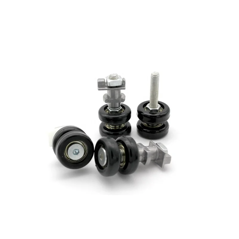 Bearing PVC Sliding Door Window Roller Nylon Parts Plastic Parts Nylon Pulley Roller Wheels Window Roller For Sliding Door