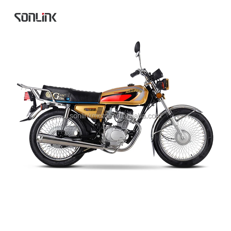 Sonlink 5 Gears Motor Bikes Gasoline Motorcycle Custom Modern 125 Brushed Gas / Diesel 95 100-400CC motocicleta cg