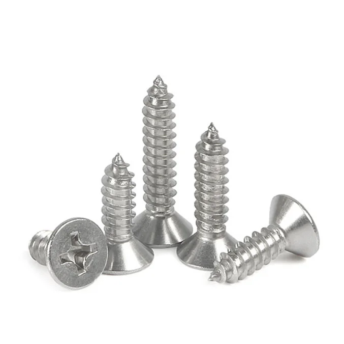 304 stainless steel round head self-tapping screws cross pan head self-tapping screws wood screws M2M3M3M4M5M6